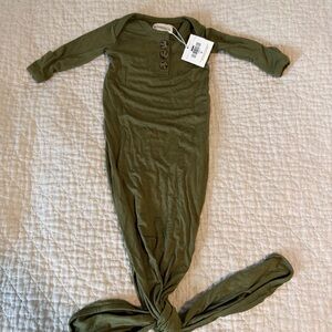 NWT Rowan & Co. Olive Baby Gown